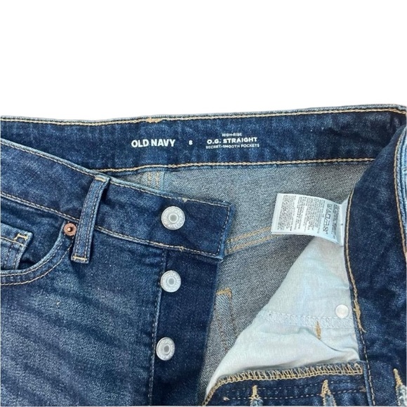 Old Navy High Rise Straight Leg Jeans - Picture 5 of 9